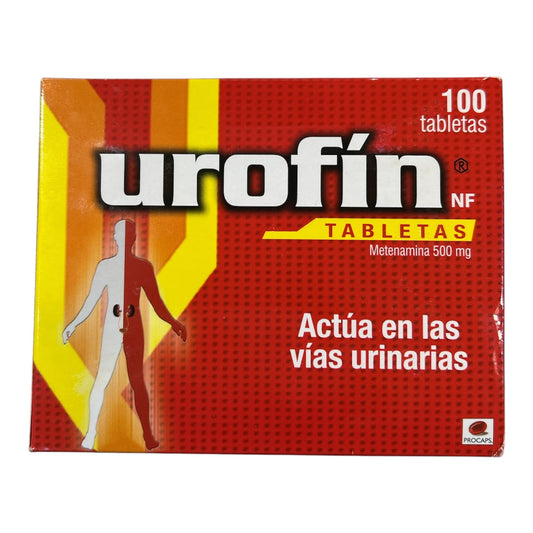 Caja de Urofin 100 tabletas