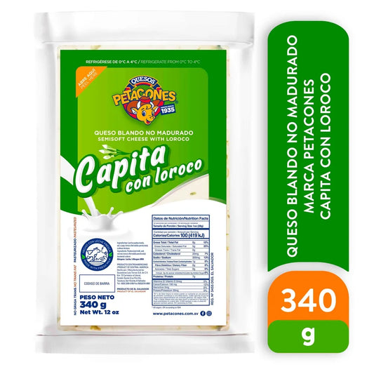 Queso capita con Loroco - Petacone Duroblando