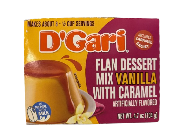 Flan de Vainilla con caramelo D´Gari 134 g