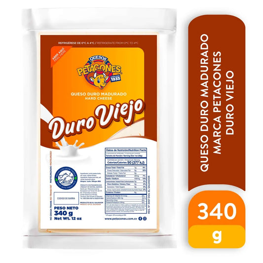 Queso Petacones Duroviejo 340grs