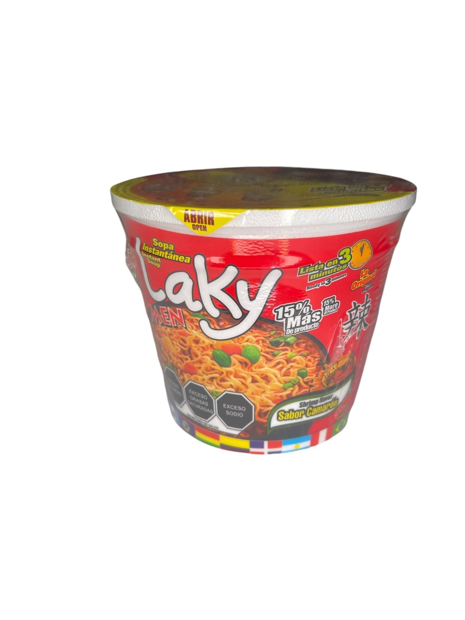 Laky Camaron Picante - Sopa Instantanea – Tienda Salvadoreña Atl