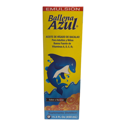 Emulsion Ballena Azul Naranja 450 ml