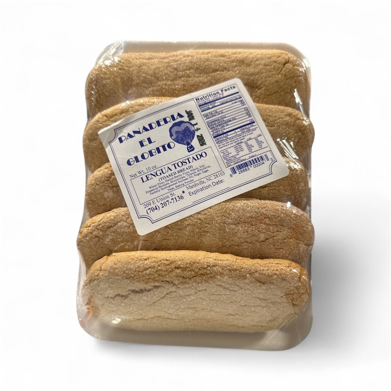 Lengua Tostado 5 unidades | Panaderia El Globito