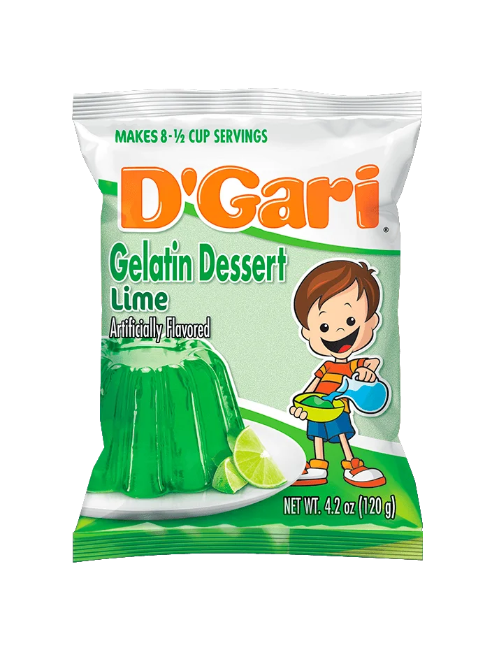 Gelatina en agua de limón D´Gari 120g