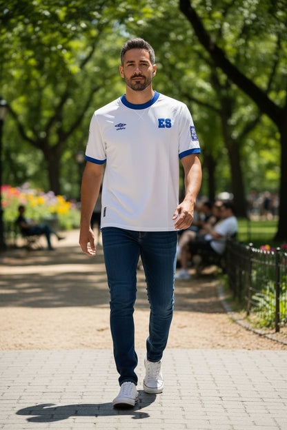 Camisa selección El Salvador (Blanca)