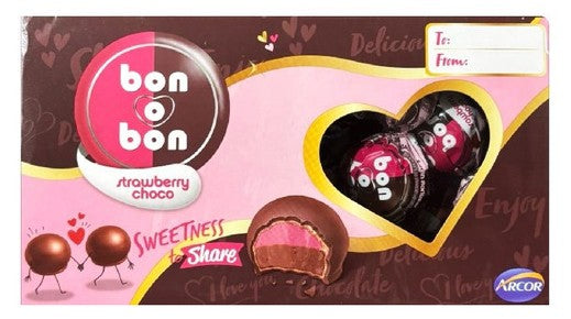 Bon o bon strawberry choco 18 unidades