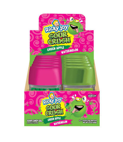 Ricky Joy Sour Crush Green Apple Watermelon 12 pack