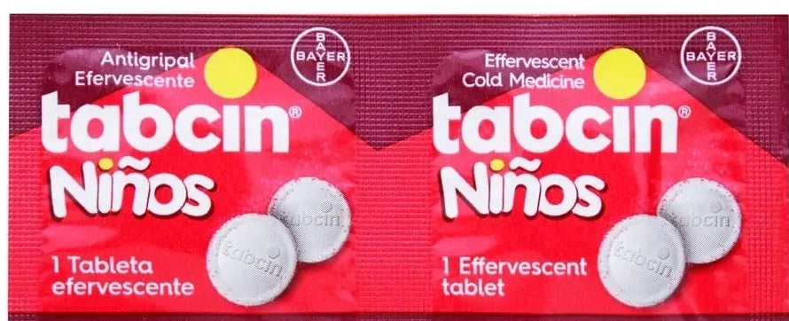 TABCIN niños antigripal 2 tabletas