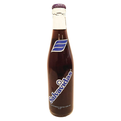 Gaseosa Salvavidas sabor Uva - 11.8 oz Vidrio Retornable