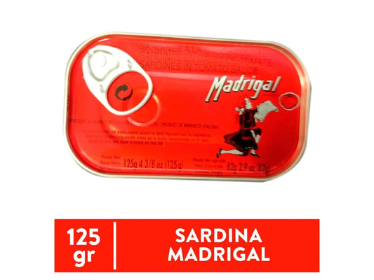 Sardina Madrigal en salsa de tomate - 125 g