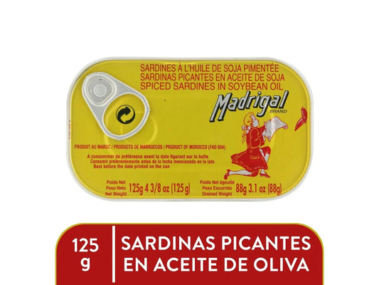 Sardina Madrigal En Aceite Picante - 125 g