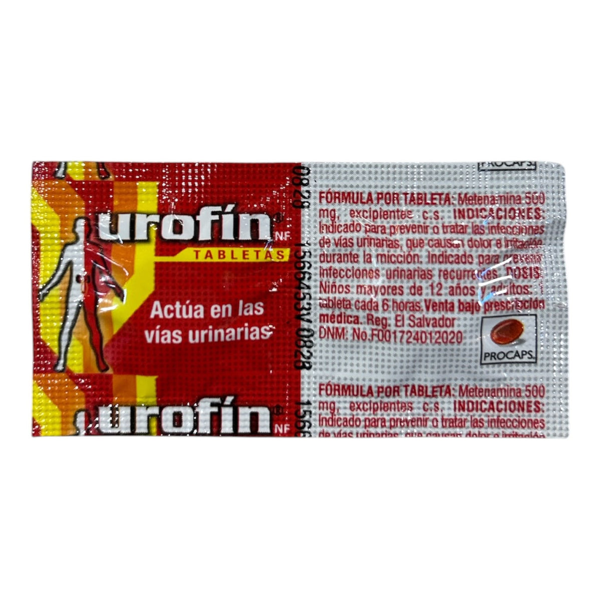 Urofin 2 tabletas